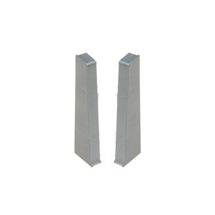 Заглушки до плінтуса Hi Line Prestige Cezar Aluminium Матовий | Аксесуари Cezar для підлоги