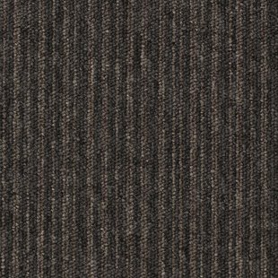Ковровая плитка Essence Stripe Tarkett AA91 2933, черная | Ковролин Tarkett