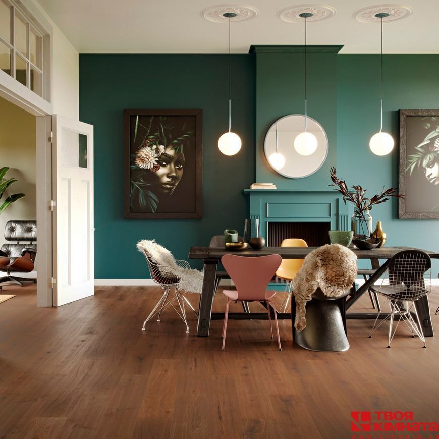 Биопол Purline Wineo 1000 Multilayer Basic Wood L HDF Strong Oak Cappuccino | Эко покрытие Wineo Purline