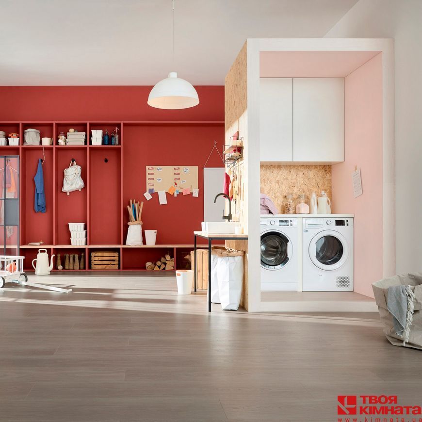 Біопідлога Purline Wineo 1000 PL Wood ХL Calm Oak Ash | Еко покриття Wineo Purline
