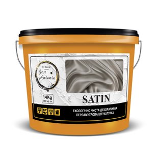 Декоративная перламутровая штукатурка Satin ТМ "San Antonio" 15 кг | Декоративная штукатурка
