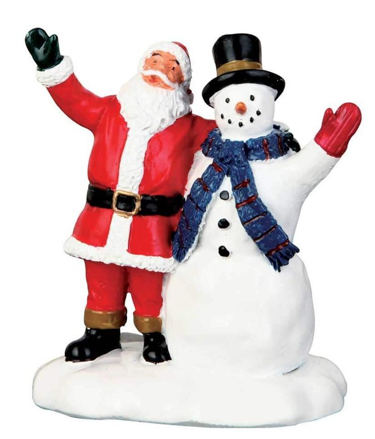 Фигурка "Санта и снеговик"