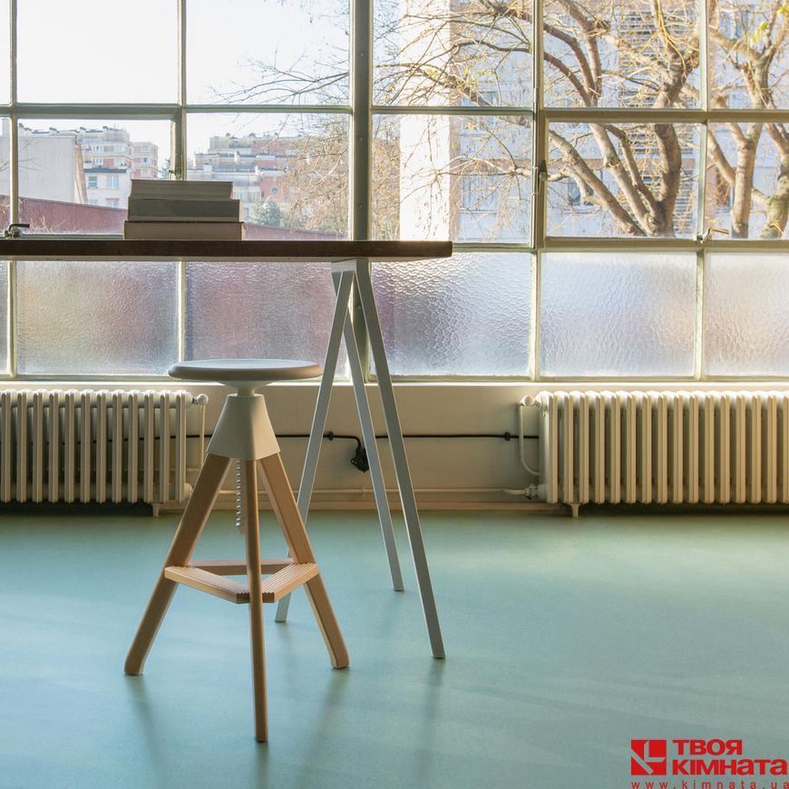 Гомогенное ПВХ-покрытие Tarkett iQ Natural DUSTY GREEN 0159 | Линолеум Tarkett