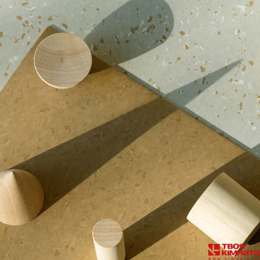 Гомогенное ПВХ-покрытие Tarkett iQ Natural FLAKES LIGHT WARM BEIGE 0480 | Линолеум Tarkett