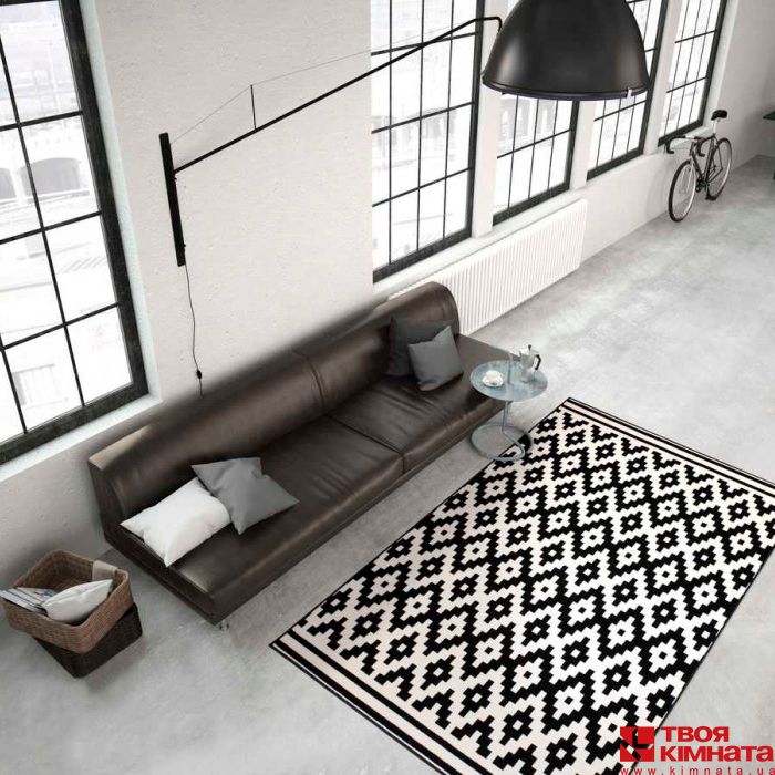 Килим Now! 300 Black/White 160х230 | Килими ARCarpet