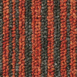 Килимова плитка Essence Stripe Tarkett AA91 5102, червона | Ковролін Tarkett