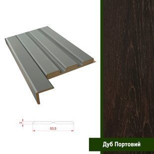 Універсальний декоративний кут МДФ 0354 "Дуб Портовий" | Аксесуари до стінових панелей