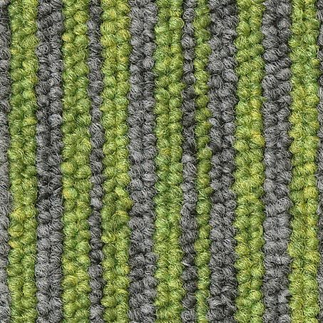 Ковровая плитка Essence Stripe Tarkett AA91 7003, серо-зеленая