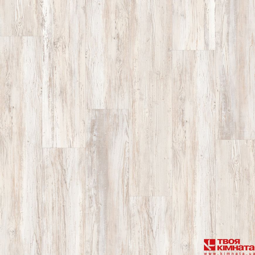 Сосна скандинвська біла браш (Pine scandinavian white brushed texture) | Вінілова підлога Parador