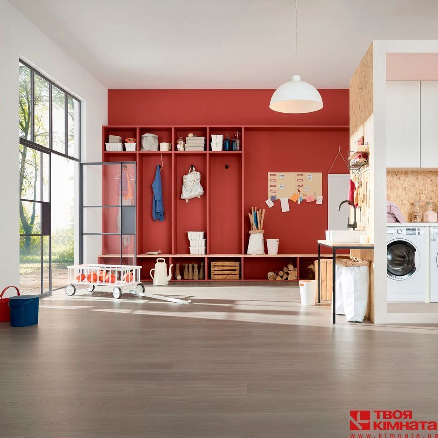 Биопол Purline Wineo 1000 PLC Premium Wood ХL Calm Oak Ash | Эко покрытие Wineo Purline