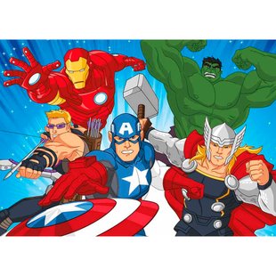 Килимок дитячий Marvel Avengers 01 Action 95 x 133 см | Associated Weavers